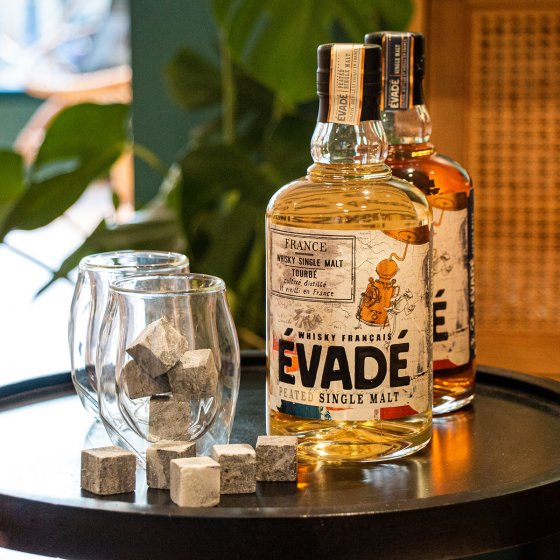 Whisky Français - Evadé Single Malt Tourbé W&B Sélection