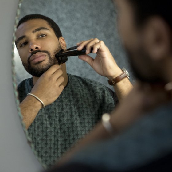 Tablier à barbe collection tissu pour cheveux bavoir à barbe pour cadeau  homme bavoir à barbe pour le rasage 