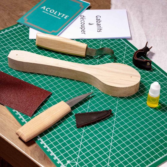 Kit pour sculpter sa cuillère en bois