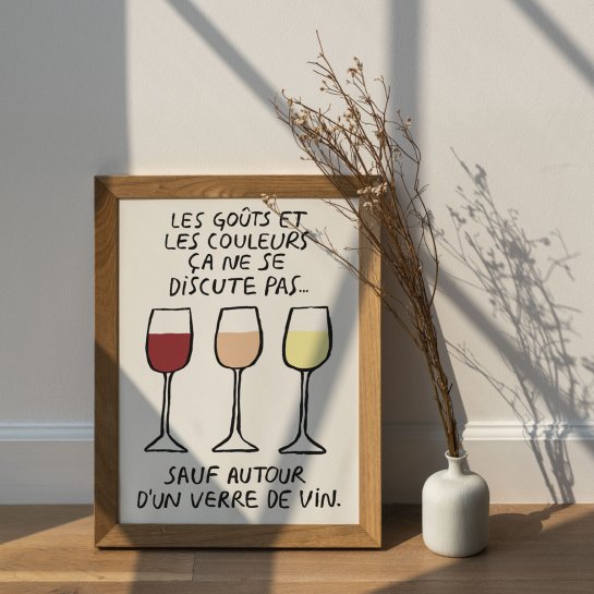 Affiches illustrées vin copain - Les Raffineurs