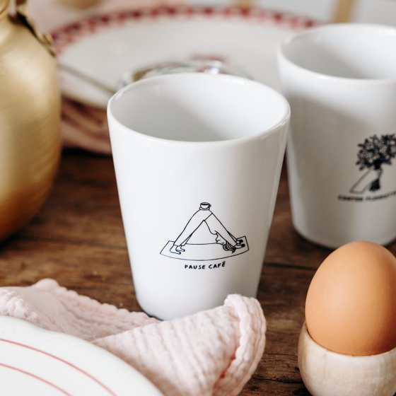 Mug personnalisé avec prénom - Mug petite pause café - Mug pour Fille