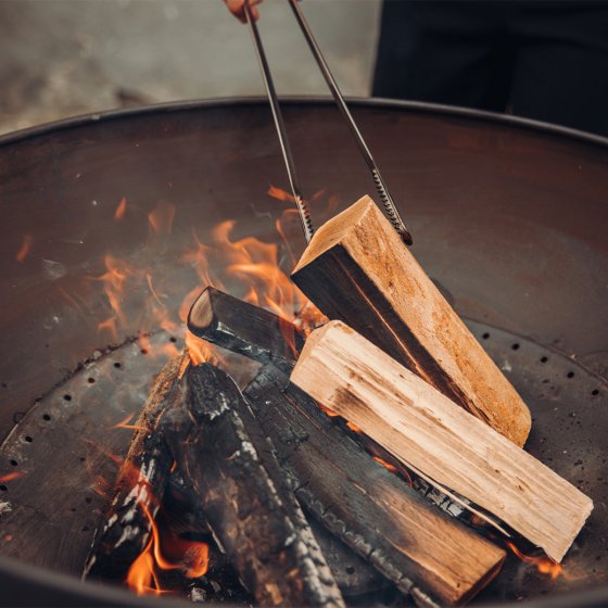 Set Outils 3 Pièces pour Barbecue Acier Inoxydable et Bois Picker