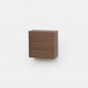 Cube en bois magnétique